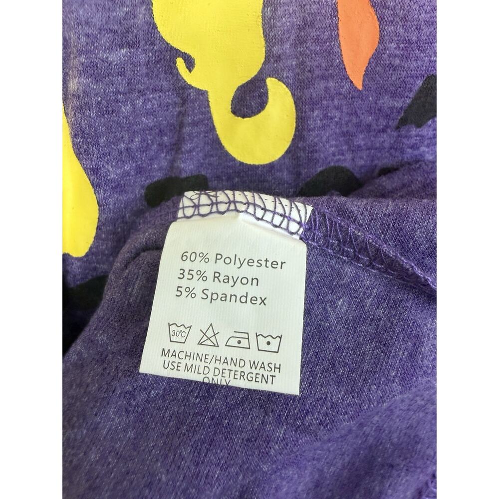 I Smell Children Hocus Pocus Halloween Witch Graphic T-Shirt Purple XL - Picture 5 of 8